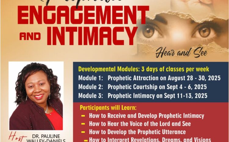  Prophetic Engagement and Intimacy